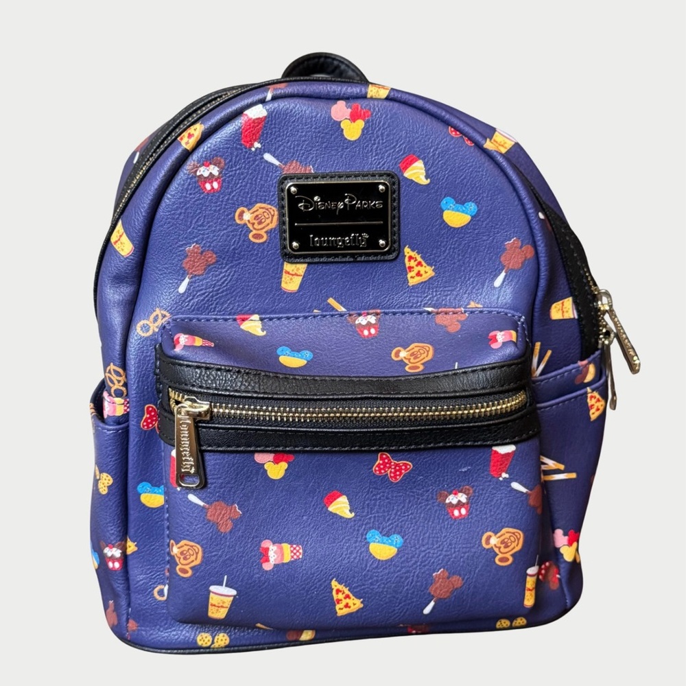 Loungefly Disney Parks Food Icons Mini Backpack Retired 2018